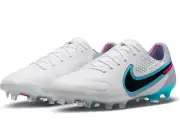 Nike Tiempo Legend 9 Elite FG White Blue Size US 11 Football Soccer Boots NEW✅