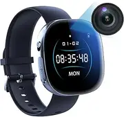 MNTHSSY 32GB Hidden Camera Watch 1080p with Playback,HD1080P Hidden Camera with Time Display,Nanny Camera,Mini Cam