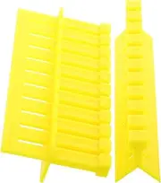 2pcs Dent Puller Cars Hail Dent Removal Kit Dent Remover Puller Bumper Dent Puller Puller Dent Removal Tool Dent Plunger Auto Body Tools Yellow Plastic