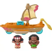 Disney Little People Disney Princess Moana & Maui's Canoe - American Brand