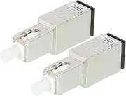 uxcell 7dB SC Fiber Attenuator, SC/UPC SM Single Mode Fixed Fiber Optic Attenuator Male to Female for Fiber Optic Transmission Pack of 2