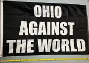 Ohio Against The World FLAG FREE USA SHIP bbl Buckeyes Browns Dorm Beer USA 3x5'