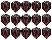 5 New Sets Harrows Noble Standard Dart Flights – Ships w/ Tracking - Red
