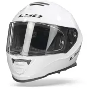 FF800 Storm Solid White Full Face Helmet
