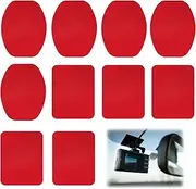 10 Pcs Dash Cams Sticky Adhesive Pad Compatible with GoPro Hero Action Camera, Double-Sided Sticker for Drivers Road Trip Outdoor Activity Enthusiasts Mount on Windshield Rearview Mirror Other Surface
