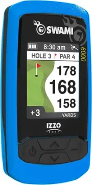 Izzo Swami 6000 Handheld Golf GPS Water-Resistant Color Display with 38,000 C...