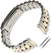 [Gilden] Gents President-Style Non-Expansion 18-23mm Stainless Steel Watch Band 1536