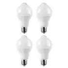 4PC E27 LED Motion Sensor Bulb LED Lamp PIR Sensor Light Bulb Auto On/OFF7354
