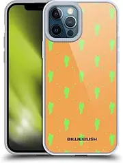 Head Case Designs Officially Licensed Billie Eilish Blohsh Pattern Key Art Gel Case [Military Grade Protection] Compatible with Apple iPhone 12 Pro Max