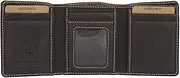 [Visconti] Hunter Collection Apache Leather Tri-Fold Wallet RFID Blocking 700, Oil Brown, One Size