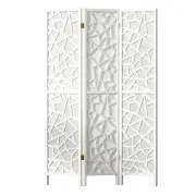 Artiss Clover Room Divider Screen Privacy Wood Dividers Stand 3 Panel White