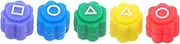 Abaodam 5pcs Korean Game Traditional Stone Catching for Enhances Coordination Social Skills Safe Material for Family Fun and Team Activities
