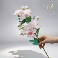 在飛比找博客來優惠-【Floral M】居家花仙子芍藥氣質粉仿真花花材（1入/組
