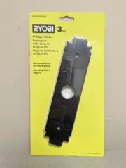 RYOBI 3-pk 8” Edger Hardened Steel Serrated Blades AC040215P3VNM - NEW