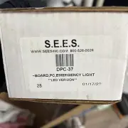 S.E.E.S 31 Lamp Emergency Light Board DPC-37 Free Shipping (M2)