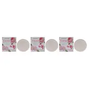 LErbolario 3 Rose Perfumed Bar Soap - Pack of 3 For Unisex 3.5 oz Soap
