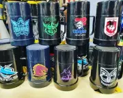 NRL Newcastle Knights Plastic Drink Thermos Flask Cup