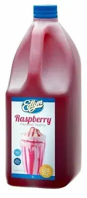 Edlyn Raspberry Flavoured Topping 3L Syrup Milkshake Thickshake