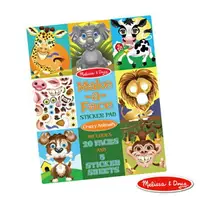 在飛比找樂天市場購物網優惠-美國瑪莉莎 Melissa & Doug 瘋狂動物貼紙簿