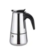 Aluminum Stovetop Coffee Maker – 4 Cup Cuban Italian Espresso Percolator