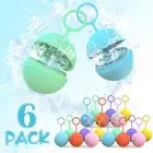 6pcs Water Balloons Extra Soft Entertainment Swimming Pool Splash Balls Water