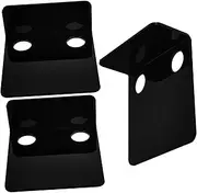 3Pcs Small Wall Shelf for Monitors Speakers Wall Mounted Floating Rack Easy Installation Space Saving Design for Webcam Router