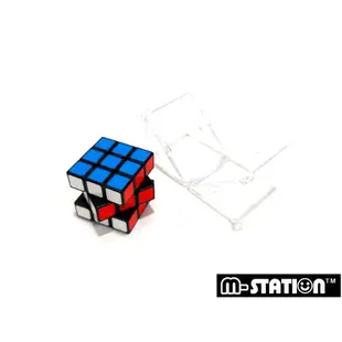 M-STATION “GKB.GAN CUBE迷你3×3×3魔術方塊鑰匙圈”彩色黑底版