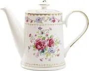 Grace Teaware Floral Bouquet Teapot 34-Ounce