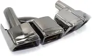Car Accessories Exhaust Tip Compatible For BENZ W212 E200 E260 E300 Change E63 Stainless Steel Muffler Tip Nozzles(Black)