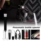 Hot AirPump Cork Remover Wine Bottle Opener Set Red Corkscrew Kitchen J1J5 Y7S9