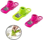 Ximimark 3Pcs Mini Ginger Garlic Grinding Grater Planer Slicer Multi Functional Cutter Tool