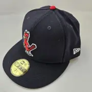 St. Louis Cardinals. Navy. New Era 59fifty. 7 1/4 Cooperstown Collection