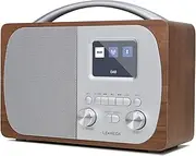 LEMEGA DR5 Protable DAB/DAB+ & FM Radio (Walnut)
