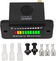 Cart Battery Meter,Olf Cart Battery Gauge,Led Battery Monitor Meter Led Power Indicator for Cart Forklift
