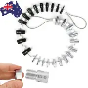 Thread Tester, Checking Checker Nut Bolt Thread Detection Tool Inch & Metric Set