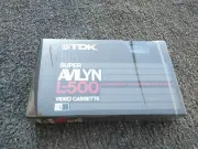 TDK Super Avilyn L-500 Video Cassette (7 pcs)