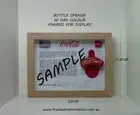Coca-Cola, Bottle Opener - Framed Memorabilia