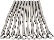 NDNCZDHC 10PCS Overlock Machine Hook Needle 3.8cm Length Metal IDL-38 17 Overlock Machine Latch Hook Needle Easy to Install