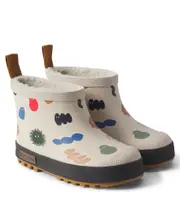 [Liewood] Liewood Jesse faux shearling-lined rain boots UK 13 white