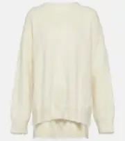 [Jil Sander] Jil Sander Alpaca and wool-blend sweater AU 16 white