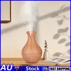 USB Charging Mist Maker Defusers 7 Color LED Lights Wood Grain for Home AU