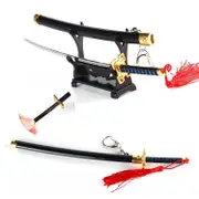 Demon Slayer Muichiro Sword Keychain Mini Nichirin Katana Keyring Fidget Toy 22cm