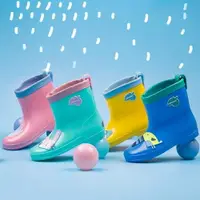 在飛比找樂天市場購物網優惠-兒童雨鞋防滑雨靴男童女童可愛水鞋