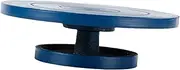 Pottery Banding Decorating Wheel Sculpting Wheel Heavy Metal Duty Pottery Tool Accessory Rotating Table with Bearing for Paint Spraying and Crafting Projects Turntable, Blue 17cm