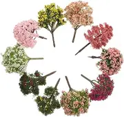 Abaodam 10pcs Miniature Fake Trees for Model Train Landscapes Realistic Plants for Crafting Versatile Decoration for Indoor Scenery and Architecture Projects