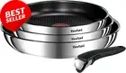 Ingenio Emotion Induction Nonstick Stainless Steel Frypan Set 4 Piece