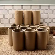 16 pcs Heavy Duty 1/4 Thick Cardboard Art Tubes 5" x 3 3/8" OD SPEAKER port pyro