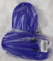 Set of 2 Tupperware Modular Mate Oval Replacement Seal Lid Klein BLUE NEW