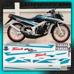 山葉 HITAM STRIPING YAMAHA TOUCH 125 黑色條紋 YAMAHA TOUCH 125 貼紙