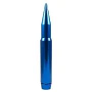 Anti-Theft Blue Vulcan Billet Stubby Short Stubby Antenna AM FM For Toyota TRD (for: Toyota)